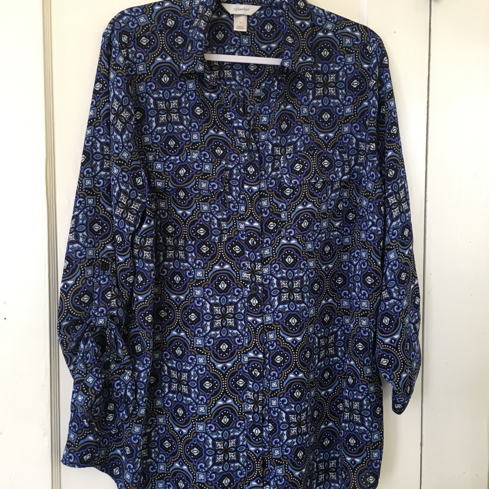 CJ Banks long-sleeved button-up shirt